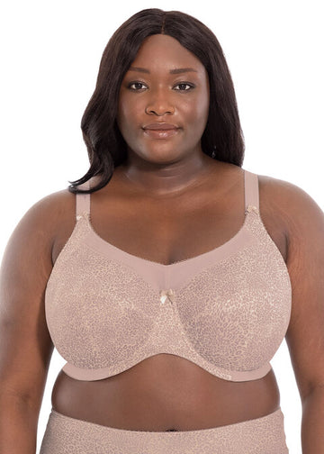 Goddess Kayla Uw Full Cup Bra Taupe Leo